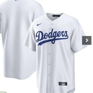 NWT DODGERS NIKE WHITE JERSEY